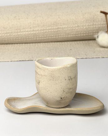 Biała mniejsza czarka espresso Liquiform / 80ml